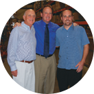 Jerry, Corey and Brad Kliman in their San Jose warehouse, distribution and training center
